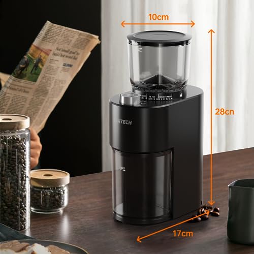 SOWTECH Adjustable Conical Burr Coffee Grinder
