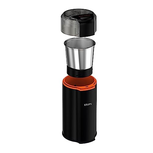 Krups Silent Vortex Coffee Grinder - Easy Use, Quiet