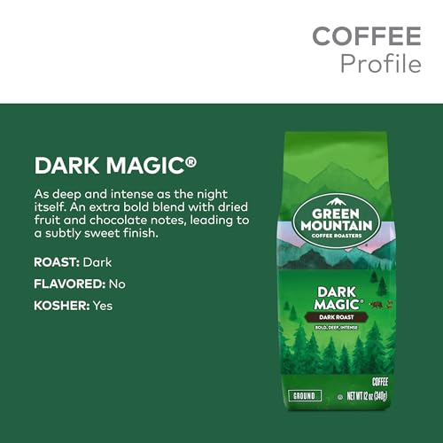 Green Mountain Dark Magic Ground Coffee (12oz)