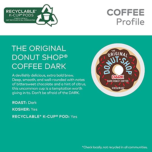 Original Donut Shop Dark Keurig K-Cup Pods, 12x6