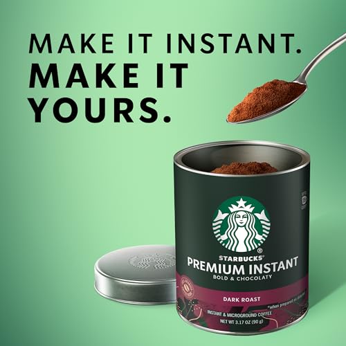 Starbucks Dark Roast Instant Coffee - 3 Tins