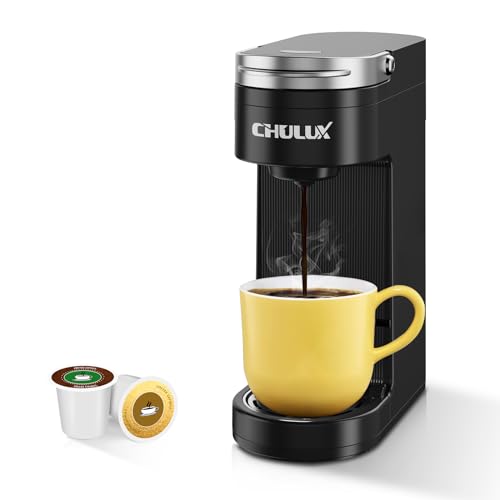 CHULUX 2-in-1 Single Serve Coffee Maker
