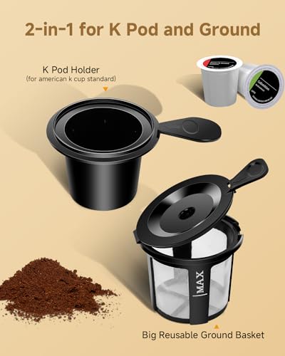 Teglu Reusable K Cups and Ground Coffee Filter