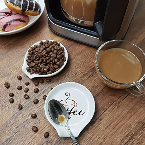 Engraved Coffee Spoon Rest for Coffee Lovers