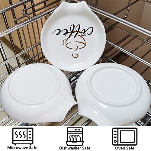 Engraved Coffee Spoon Rest for Coffee Lovers