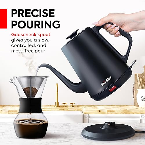 Mueller Electric Gooseneck Kettle & Pour Over Coffee Maker