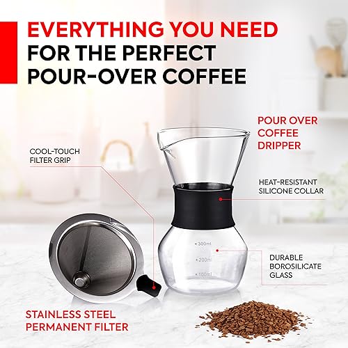 Mueller Electric Gooseneck Kettle & Pour Over Coffee Maker