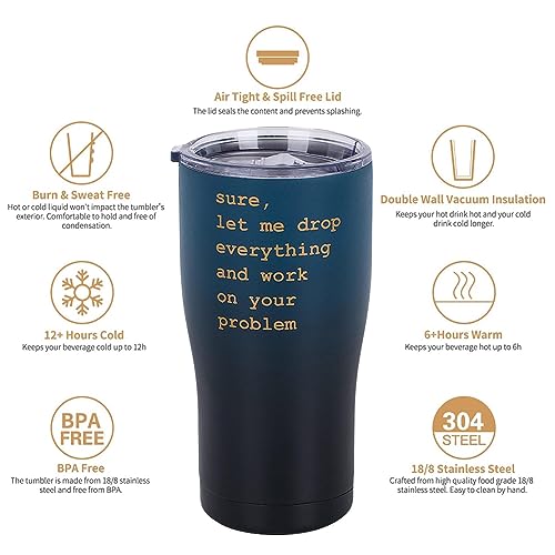 Funny Coffee Mug - 20oz Insulated Stainless Steel