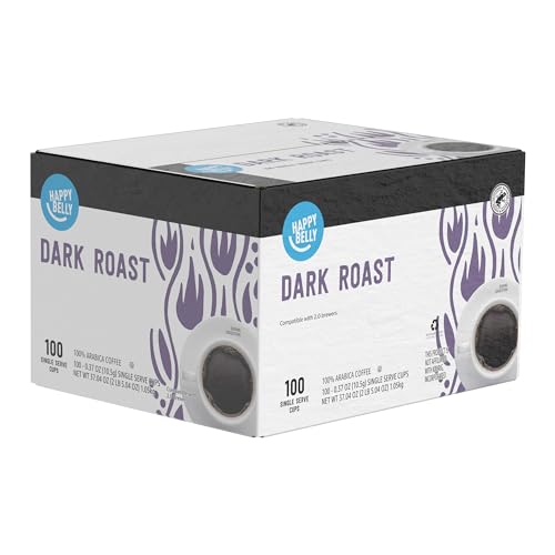 Amazon Brand Dark Roast Coffee Pods for Keurig
