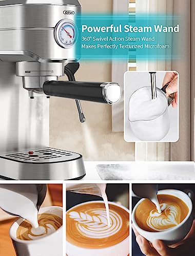 20Bar Gevi Espresso Machine & Coffee Maker