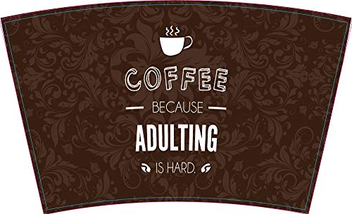 Elanze Designs Coffee, Adulting is Hard Travel Mug