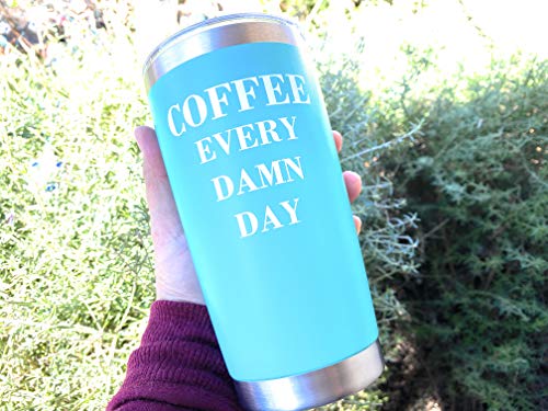 Coffee Tumbler with Sayings | Insulated Travel Mug