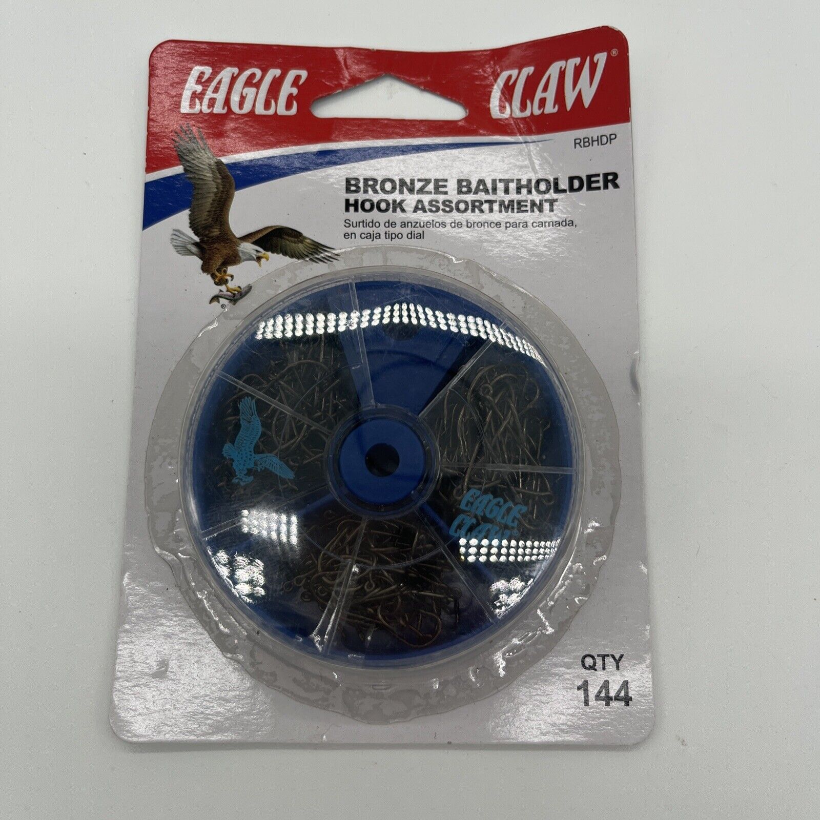 Eagle Claw Baitholder Hook Assortment - 144 Count