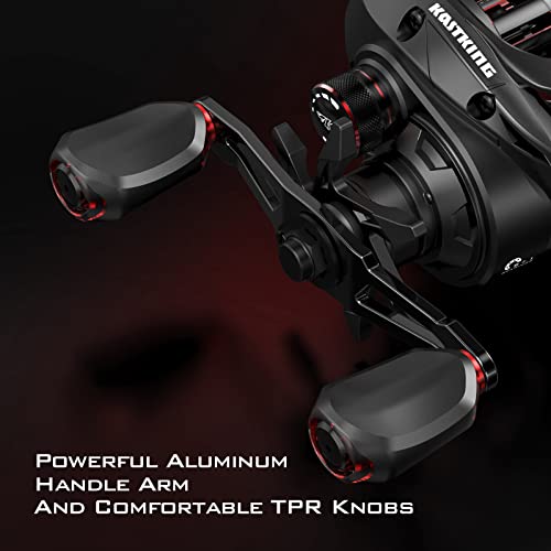 KastKing Brutus Baitcasting Fishing Reel: Graphite Frame, 7.2:1 Gear Ratio