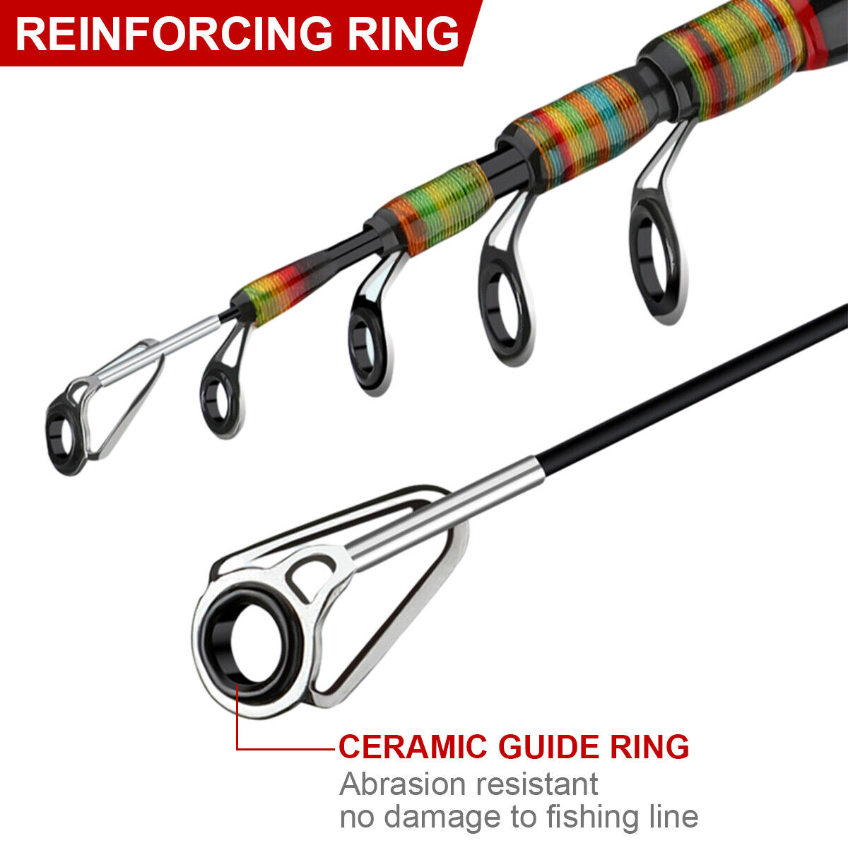 Portable Carbon Fiber Spinning Sea Fishing Rod