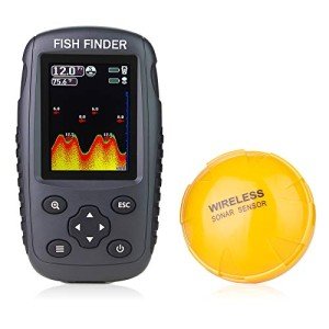 Portable Wireless Fish Finder with Color LCD Display