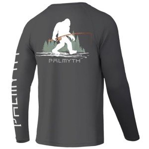 Men's Long Sleeve UPF 50+ Fishing Shirt - Charcoal