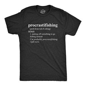 Funny Procrastifishing T-Shirt for Dad or Grandpa