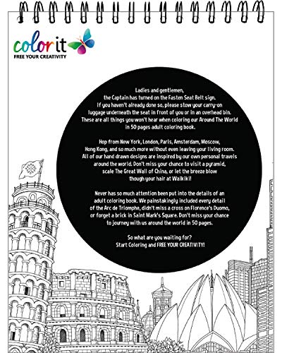 ColorIt: Global Coloring Adventure – 50 Pages