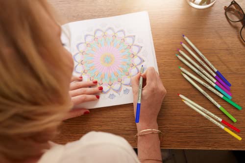 24 Watercolor Pencils Set with Brush & Tin