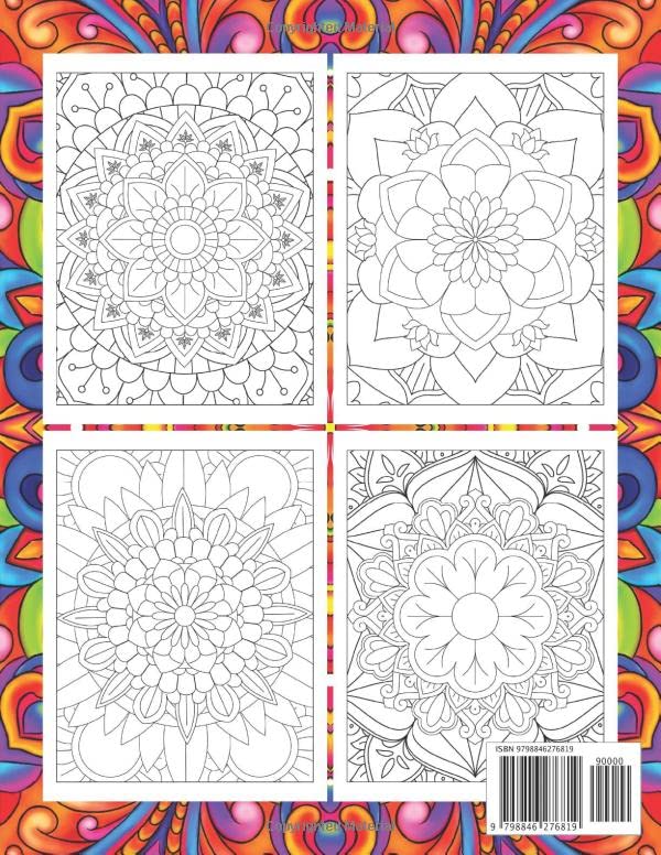 Mindful Patterns: Easy Relief Coloring Book for Adults