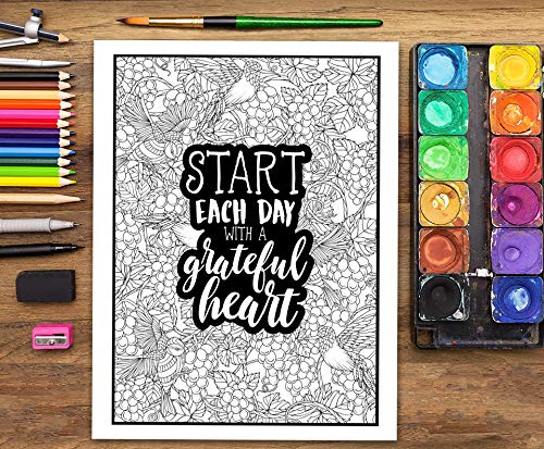 Be Fearless: Inspirational Coloring Book for Soulful Pursuits