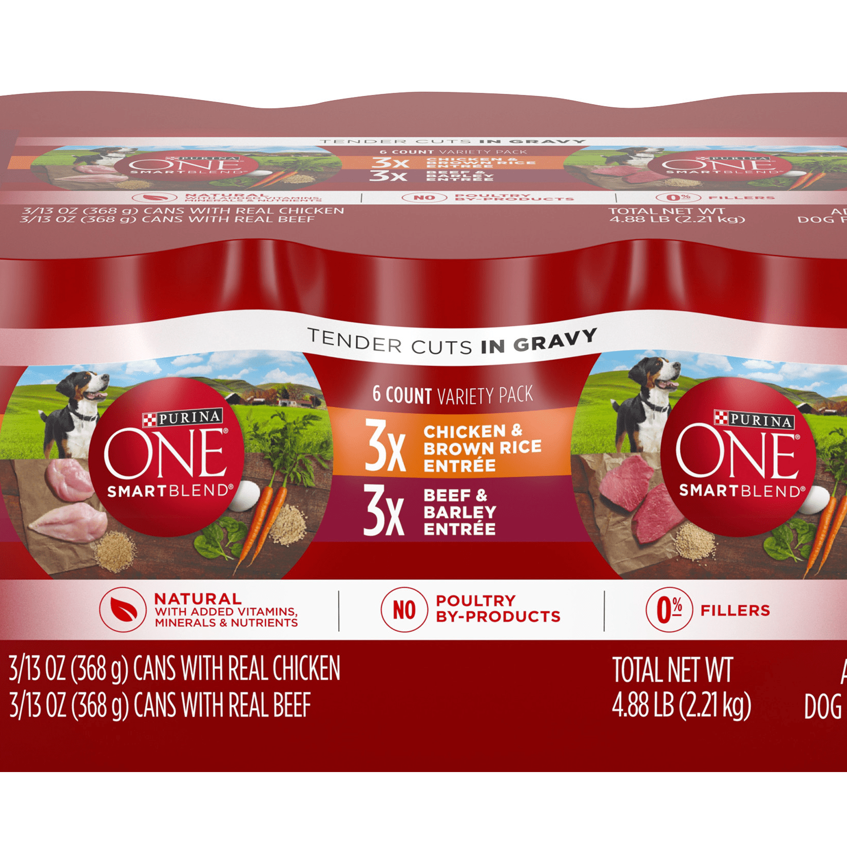 Purina ONE Beef & Chicken Wet Dog Food Variety