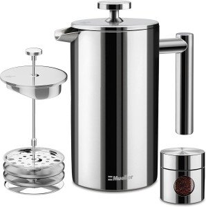 Mueller French Press Stainless Steel Coffee Maker