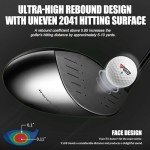 PGM 13 Piece Men's Complete Golf Club Sets - Ultra-Thin Face Titanium Driver (0.85+ COR), High COR Fairway Woods, Forged Irons, Precision CNC Milled Putter, with Stand Bag - Right Handed