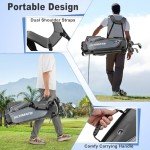Tangkula 9/10 Pieces Men's Complete Golf Clubs Set Right Hand, Includes 460cc Alloy #1 Driver & #3 Fairway Wood & #4 Hybrid & #6/#7/#8/#9/#P Irons & Putter, Golf Club Set