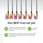 BombTech Golf 4.0 Iron Set - Volcano Torched (Stiff)