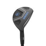 LAZRUS GOLF Premium Hybrid Golf Clubs for Men - 2,3,4,5,6,7,8,9,PW Right Hand & Left Hand Single Club, Graphite Shafts, Regular Flex (#2, RH, Black Single, Black Right Hand)