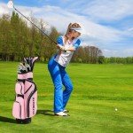 GYMAX Complete Golf Club Set for Women, 14 PCS Right Hand Golf Set with #1 Driver & #3 Fairway & #4 Hybrid & #6/#7/#8/#9/#P Irons, Putter & Head Covers, Ladies Golf Clubs Full Set (Pink)