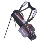 Tour Edge HL-J Junior Complete Golf Set with Bag (Right Hand, Graphite, 1 Putter, 3 Irons, 1 Hybrid, 1 Fairway, 1 Driver 9-12) Red