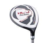 Tour Edge HL-J Junior Complete Golf Set with Bag (Right Hand, Graphite, 1 Putter, 3 Irons, 1 Hybrid, 1 Fairway, 1 Driver 9-12) Red