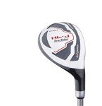 Tour Edge HL-J Junior Complete Golf Set with Bag (Right Hand, Graphite, 1 Putter, 3 Irons, 1 Hybrid, 1 Fairway, 1 Driver 9-12) Red