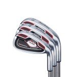 Tour Edge HL-J Junior Complete Golf Set with Bag (Right Hand, Graphite, 1 Putter, 3 Irons, 1 Hybrid, 1 Fairway, 1 Driver 9-12) Red