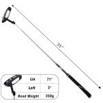 PGM Golf Putter - Blade Putters for Men & Women - Easy Flop Shots – Legal for Tournament Play - Right Handed - Steel Shaft