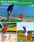 HOTWIND 2 Pack Backyard Golf Game Clubs with 5”x 3.5” Oversize Heads and 36” Lightweight Carbon Shaft for Adults Play Outdoor Golf Yard Game in Grass Parks and Yards Hit Plastic and Foam Balls