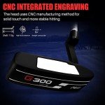 PGM Golf Putter - Blade Putters for Men & Women - Easy Flop Shots – Legal for Tournament Play - Right Handed - Steel Shaft