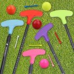 Crestgolf 5 Pack Two-Way Golf Putters for Men and Women Adjustable Length Golf Clubs Set for Junior and Adults