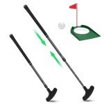 Golf Putter, Golf Putters for Men & Women, Mini Putter, Club Golf Set, Bucket Golf Game, Two-Way Golf Puttersincludes Ball, Cup with Flag for Teenagers, Adults