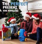 ToyVelt Toddler Golf Set - Kids Golf Clubs with 6 Balls, 4 Golf Sticks, 2 Practice Holes and a Putting Mat - Promotes Physical & Mental Development (Blue)