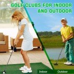Golf Putter, Golf Putters for Men & Women, Mini Putter, Club Golf Set, Bucket Golf Game, Two-Way Golf Puttersincludes Ball, Cup with Flag for Teenagers, Adults