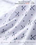 Obla Mens Golf Polo Shirts Short Sleeve Dry Fit Performance Moisture Wicking Casual Print Collared Golf Shirts for Men(White Golf Clubs_XL)
