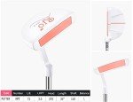 PGM Rio Ladies Womens Complete Right Handed Golf Clubs Set Includes Titanium Driver, S.S. Fairway, S.S. Hybrid, S.S. 6-9, PW/SW Irons, Putter, Stand Bag, 5 Headcover LTG038