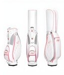 PGM Rio Ladies Womens Complete Right Handed Golf Clubs Set Includes Titanium Driver, S.S. Fairway, S.S. Hybrid, S.S. 6-9, PW/SW Irons, Putter, Stand Bag, 5 Headcover LTG038