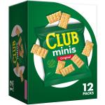 (4 pack) Club Minis Original Mini Crackers, Lunch Snacks, 12 Count