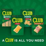 Club Snack Stacks Original Crackers, Lunch Snacks, 9 Count