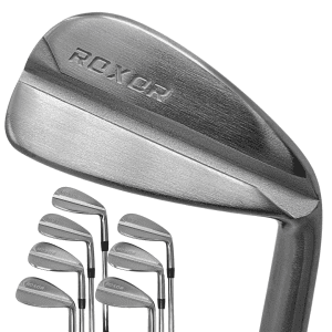 RXR Iron Set - 4,5,6,7,8,9,PW - Premium Set of Great Looking Irons - Right Handed - Stiff Flex